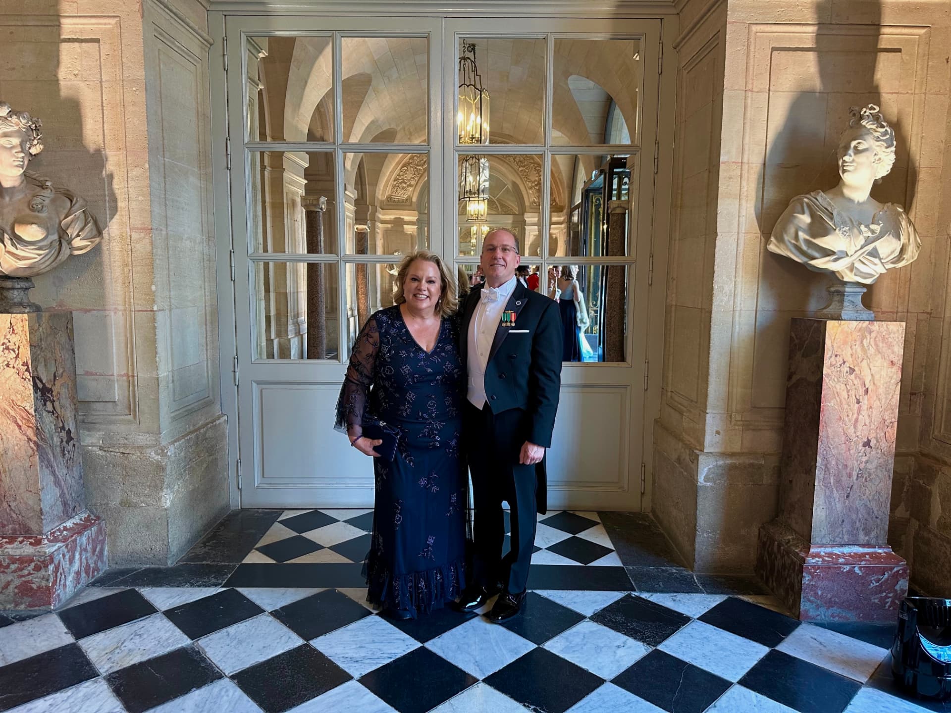 Kim and Greg Woods at the Royal Versailles Ball 2026
