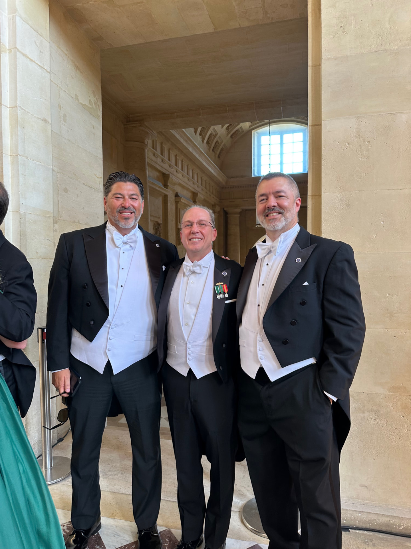 Greg Woods with other Legacy Leaders at the Royal Versailles Ball 2026